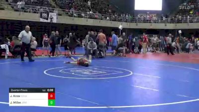 78 lbs Quarterfinal - James Knox, Schwenksville, PA vs Joey Miller, Jersey Shore, PA