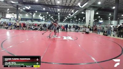 157 lbs Quarterfinal - Xavier Turpin-Thompson, Flex vs Caleb Neal, Great Bridge Wrestling Club