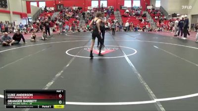 90 lbs Round 1 (4 Team) - Luke Anderson, North Region Team A vs Granger Barrett, East Region Team A