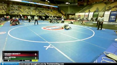 138 Class 1 lbs Quarterfinal - Rex Bryson, Centralia vs Draken Bennett, Maysville