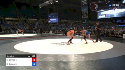 117 lbs Cons 8 #1 - Sydney Cannon, Illinois vs Stella Segura, Kansas