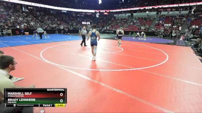 D3-220 lbs Quarterfinal - Marshell Self, Ithaca/Weston vs Brady Lehnherr, Aquinas