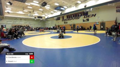 129 lbs Consi Of 16 #1 - Geno Cardenas, Pomona (CO) vs Ernest Grant, South