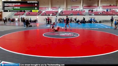 114-118 lbs Quarterfinal - Nathan Baucom, North Carolina vs Kennedy Unrue, Pennsylvania