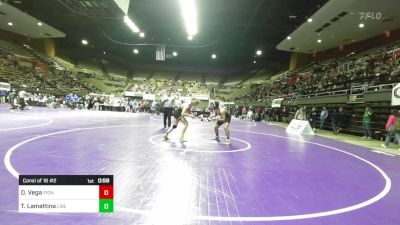 167 lbs Consi Of 16 #2 - Dan Vega, Pioneer Valley vs Talan Lamattina, Liberty (Mad)