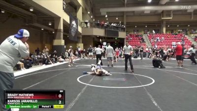 68 lbs Finals (2 Team) - Brady Mathews, Ridge Wrestling Club vs Karson Jaramillo, Duran Elite