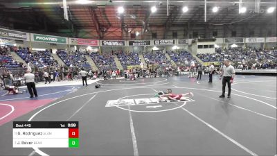 66 lbs Round Of 16 - Giovanni Rodriguez, Alamosa vs Jayce Bever, Bear Cave