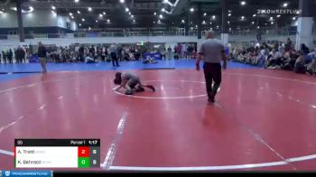 55 lbs Round 1 (6 Team) - Austin Trant, RAIDER NATION WC vs Kingston Behrooz, BLACKHAWK WC