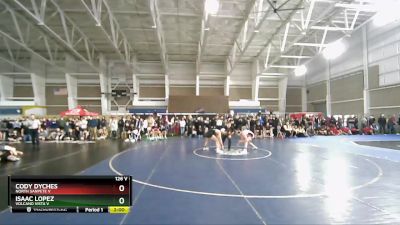 126 V Champ. Round 2 - Cody Dyches, North Sanpete V vs Isaac Lopez, Volcano Vista V