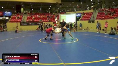 144 lbs Semifinal - Jade Blackhart, NM vs Me`ya Flowers, AR