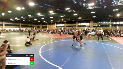 144 lbs Round Of 128 - Kilian Hannegan, JSerra vs Jeremiah Laing, San Dimas