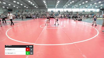 65 lbs Rr Rnd 2 - Drew Elliott, Shore Thing Sharks vs Hayden Horwat, Micky's Minions Blue