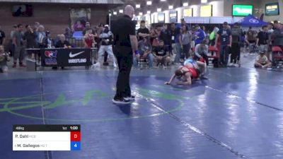 48 kg Rnd Of 32 - Porter Dahl, MCB Wrestling vs Mateo Gallegos, M2 Training Center