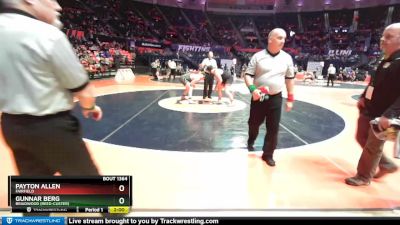 1A 285 lbs Cons. Semi - Payton Allen, Fairfield vs Gunnar Berg, Braidwood (Reed-Custer)