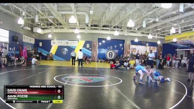 132 lbs Champ. Round 3 - David Drake, Coastline Wrestling Academy vs Gavin Pozzie, Individual