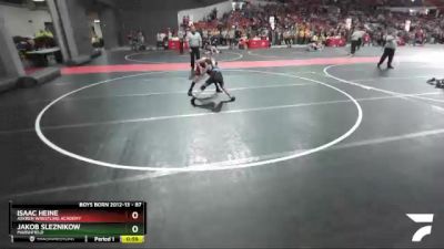 87 lbs Cons. Round 3 - Jakob Sleznikow, Marshfield vs Isaac Heine, Askren Wrestling Academy