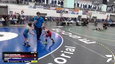 56 lbs Round 2 - Emmett Connolly, Alaska vs Cruz Easterling, Arctic Warriors Wrestling Club