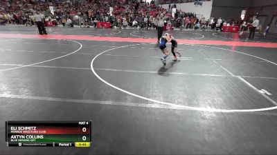 63 lbs Quarterfinal - Eli Schmitz, Monroe Wrestling Club vs Axtyn Collins, Blue Demons-GET