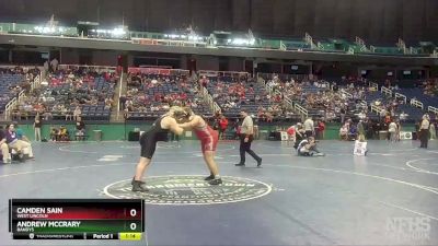 2A 285 lbs Champ. Round 1 - Andrew McCrary, Bandys vs Camden Sain, West Lincoln