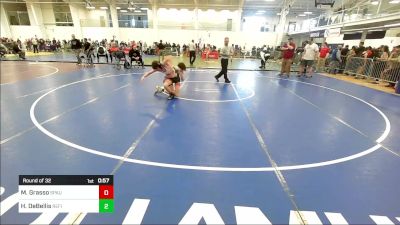 124 lbs Round Of 32 - Michael Grasso, Spaulding VT vs Hunter DeBellis, Refinery WC