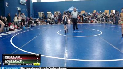 100 lbs Cons. Round 3 - Caleb Pollock, Middleton Wrestling Club vs Blake Bourland, Mountain Man Wrestling Club