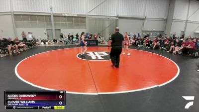 127 lbs Round 1 (6 Team) - Alexis Dubowsky, Arkansas vs Clover Williams, Oklahoma Blue