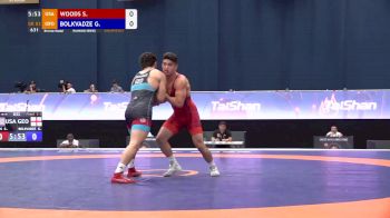 82 kg Bronze - Spencer Woods, USA vs Gela Bolkvadze, GEO