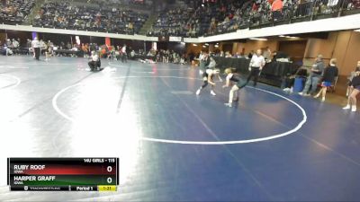 115 lbs Semifinal - Harper Graff, Iowa vs Ruby Roof, Iowa