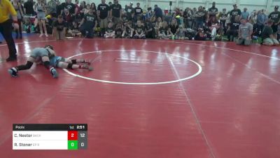 65 lbs Pools - Caleb Nestor, Backbone Wrestling Club vs Reid Stoner, EP Rattlers