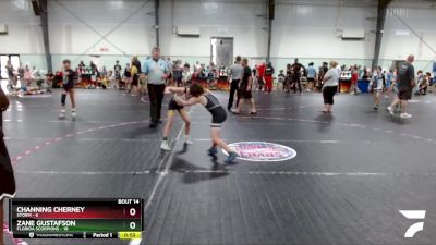 70 lbs Round 5 (6 Team) - Zane Gustafson, Florida Scorpions vs Channing Cherney, Storm