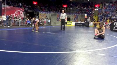 84 lbs Quarterfinal - Lennox Deringer, Mt. Lebanon vs Vera Konte, Norristown