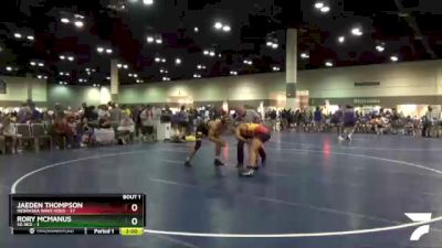 182 lbs Round 1 (6 Team) - Jaeden Thompson, Nebraska Wave Hogs vs Rory Mcmanus, SD Red