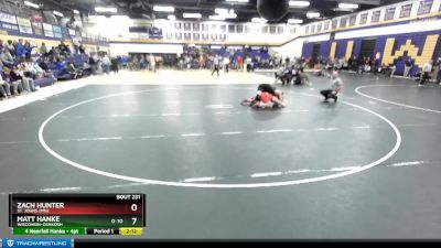 197 lbs Cons. Round 4 - Matt Hanke, Wisconsin-Oshkosh vs Zach Hunter, St. Johns (MN)