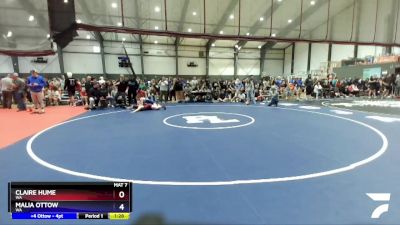 118 lbs Quarterfinal - Claire Hume, WA vs Malia Ottow, WA