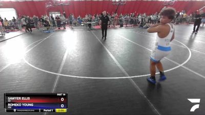 149 lbs Cons. Round 1 - Sawyer Ellis, WI vs Romeko Young, MN