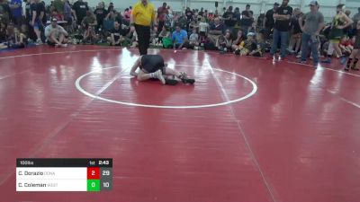 100 lbs Pools - Cash Dorazio, Donahue W.A. vs Caden Coleman, West Virginia Wild