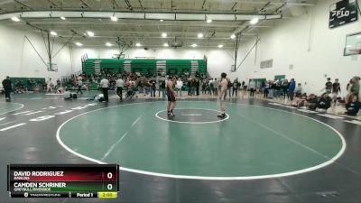 190 lbs Cons. Round 3 - David Rodriguez, Rawlins vs Camden Schriner, Greybull/Riverside