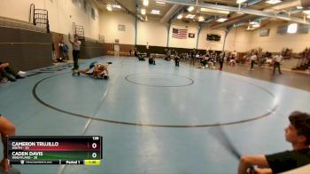 126 lbs Placement - Cameron Trujillo, South vs Caden Davis, Wheatland
