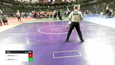 50 lbs Final - Levi Mathew, Dragon Rtc vs Lorenzo Barbieri, Buxton (NJ)