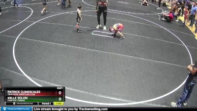 41 lbs Round 2 - Patrick Clinkscales, Team Bear Wrestling Club vs Kelle Solon, Cane Bay Cobras