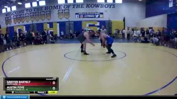 285 lbs Semifinals (8 Team) - Austin Foye, Palmetto Ridge H.S. vs Sawyer Bartelt, South Dade