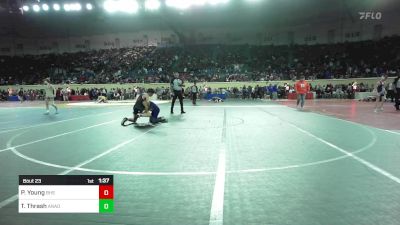 130 lbs Round Of 64 - Parker Young, Blanchard High School vs Taven Thrash, ANADARKO