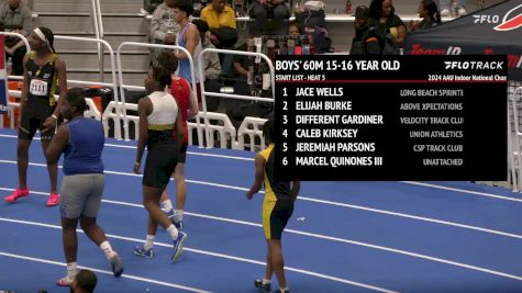 Youth Boys' 60m, Prelims 5 - Age 15-16