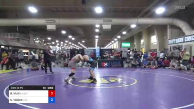 79 kg Cons 16 #2 - Hunter Mullin, Western Colorado Wrestling Club vs Aaden Valdez, Cool Sunshine Wrestling