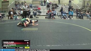 96 lbs Round 3 (6 Team) - Nolan Clemente, Donahue WA vs Xavier Flores, Contenders WA Blue