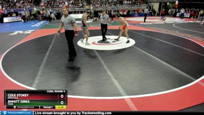 Cons. Round 3 - Emmitt Dirks, York vs Cole Stokey, Ogallala