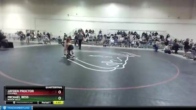 106 lbs Quarterfinal - Jayden Proctor, Columbia vs Michael Bess, Bishop Kelly