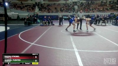 D1-165 lbs Quarterfinal - Mason Strobel, Casteel HS vs Gabriel Fuentes, Chandler