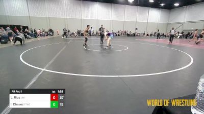 120 lbs Rr Rnd 1 - Luca Rios, Untouchables 14U vs Izayiah Chavez, Team Tulsa NDT