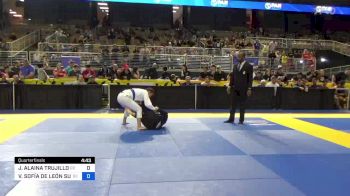 JAYDEN ALAINA TRUJILLO vs VICTORIA SOFÍA DE LEÓN SUCRE 2024 Pan Jiu Jitsu IBJJF Championship